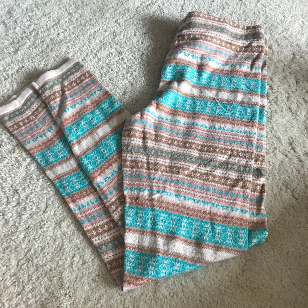 Wool leggings